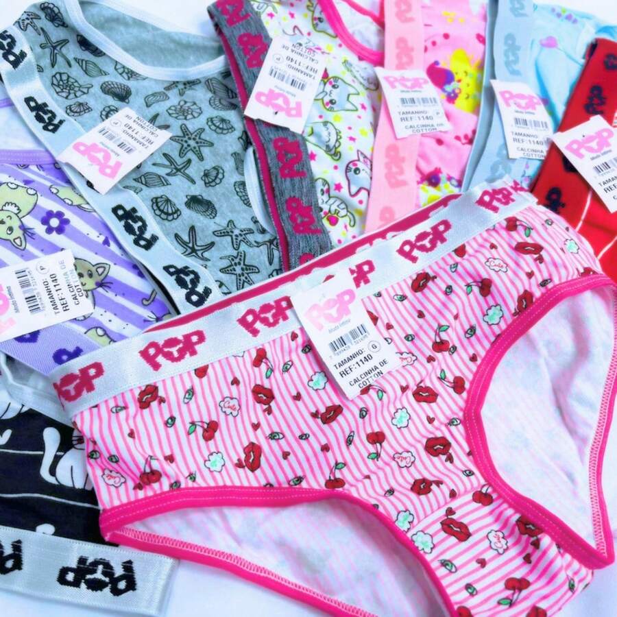 Young Girls Underwear - 彩色 - 查看 1