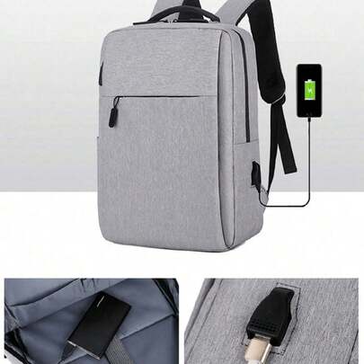 Mochila Formal Mochila Funcional Mochila Escolar Bolso para Laptop Mochila Sencilla Para Viajes y Trabajo mochila formal funcional versatil bolso mochila para laptop oficina viaje escuela compartimento acolchado para laptop bolsillo organizador material elegante discreto resistente correas ergonómicas ideal profesionistas estudiantes