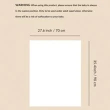 1 Pieza Manta Tejida Para Bebé, Adecuada Para Todas Las Estaciones - Azul - Ver 6