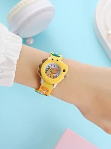 Hot Selling Children's Cute Cartoon Dinosaur Pattern Quartz Watch For Boys And Girls