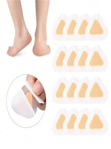 10-100pcs Gel Heel Protector Foot Sticker, Pad Heel Liner Shoe Sticker FootCare Pad - Multicolor - View 7