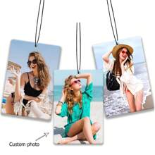 Custom Scented Photo Air Freshener For Car With Multiple Fragrances - Unique Decor Gift - Multicolor - View 1
