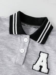 Baby Jungen 2 Teile/Set Sommer bestehend aus Polo-Shirt mit Stickerei und Shorts Gentleman Outfits, lässige Kleidung