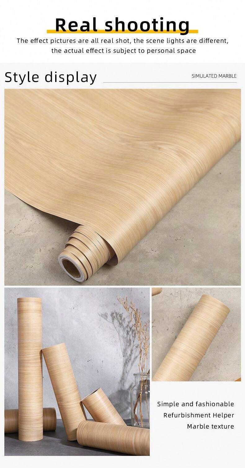 Carta Da Parati Autoadesiva In PVC - 10 M X 60 Cm, Impermeabile, Facile Da Applicare E Rimuovere