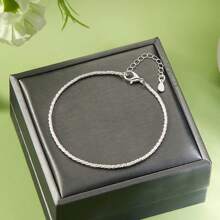 1pc Ladies' Silver Twinkle Star Shimmering Bracelet - View 1