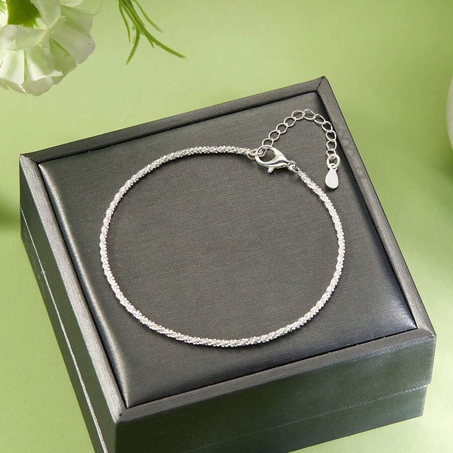 1pc Ladies' Silver Twinkle Star Shimmering Bracelet - View 1
