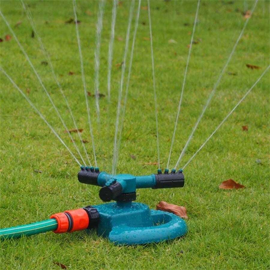 Gartenbewässerung Automatischer drehbarer Sprinkler mit dreifachem ... Gartenbewässerung Automatischer drehbarer Sprinkler mit dreifachem ...