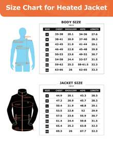 Venustas Softshell Heated Jacket For Men With Battery Pack, Water Repellent Electric Heated Coat - Black - View 7