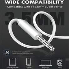 Cuffie cablate compatibili con iPhone, auricolari con spina da 3,5 mm o USB Type-C, cuffie con microfono integrato e controllo volume, compatibili con iPhone/iPad/Android/computer portatile/PC/computer e altri dispositivi con jack da 3,5 mm o USB Type-C
