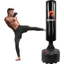 Saco Costal de Box De Piso Con Base Karate Kick Boxing - Negro - Ver 1