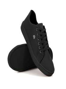 Men Sneakers - 黑色 - 查看 1