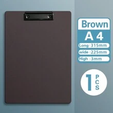 1 件 A4 文件夹垫塑料泡沫板，用于书写，带硬板，现代时尚 A5 剪贴板，返校，返校，学校用品