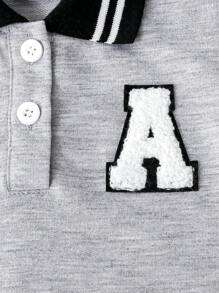 Baby Jungen 2 Teile/Set Sommer bestehend aus Polo-Shirt mit Stickerei und Shorts Gentleman Outfits, lässige Kleidung