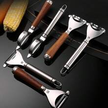 水果削皮器分離器廚房工具玉米磨器套裝，蔬菜水果工具，廚房用品，切割器，食品，沙拉，裝飾，儲存，派對，生日。 - 均碼 - 查看 7
