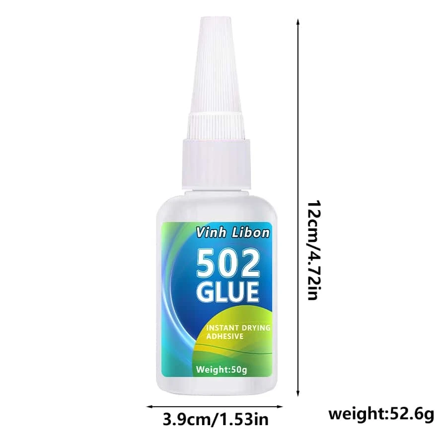 Upgrade 502 Super Glue Instant Quick Dry Cyanoacrylate Strong Adhesive