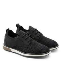 Boy's Oxford Comfort Lace-Up Uniform Formal Sneaker Shoes For Kids