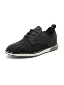 Boy's Oxford Comfort Lace-Up Uniform Formal Sneaker Shoes For Kids