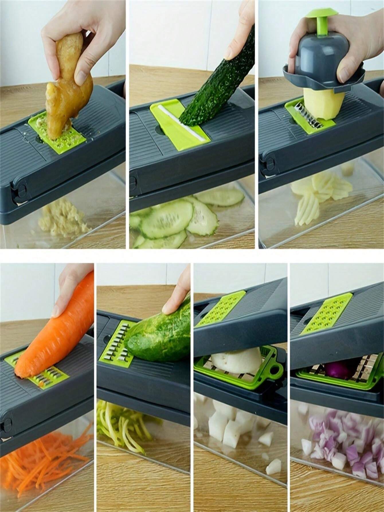 16 In 1/Set Multifunctional Vegetable Chopper Easy Chopping Vegetables
