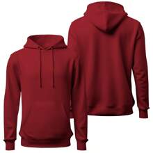 Men Sweatshirts - 紫紅色 - 查看 4