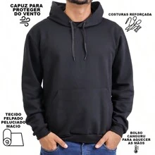 Men Sweatshirts - 黑色 - 查看 3