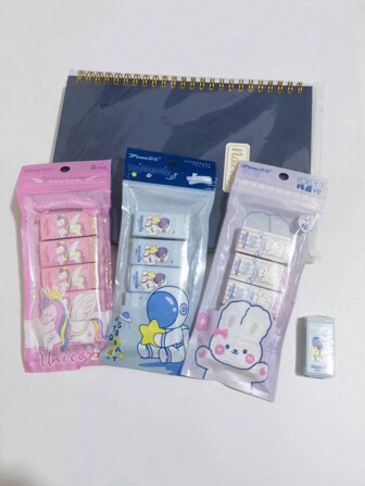 1 包干净无污迹的铅笔橡皮擦，适合小学生