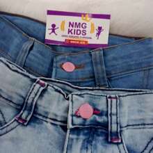 Tween Girls Jeans - 淺色水洗藍 - 查看 3