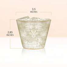 100 pièces/50 pièces/25 pièces Gobelets pailletés dorés de 270 ml, clairs et durables, parfaits pour les mariages, les restaurants, les cuisines, les fêtes et plus encore