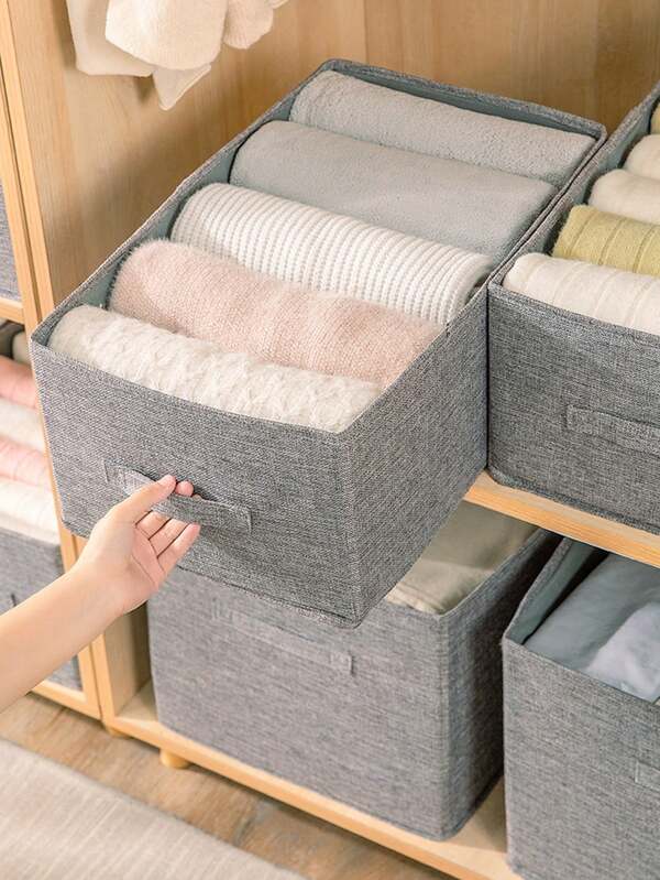 1pc Multi-Color Collapsible Laundry Storage Organizer For Home, And Deformation-Free Clothing Storage Box, Closet Drawer Organizer Decorations Decor Festival Decor Room Decor Home Decor Bed Room Decor Bedroom, Organizer, Home Storage, White T Shirt Women, Black Pants Women, Ladies Winter Clothes, Dress,