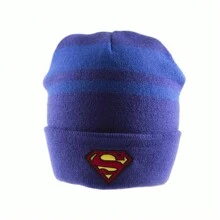 DC Comics Superman Logo Beanie (Blue) - Cadet Blue - View 1