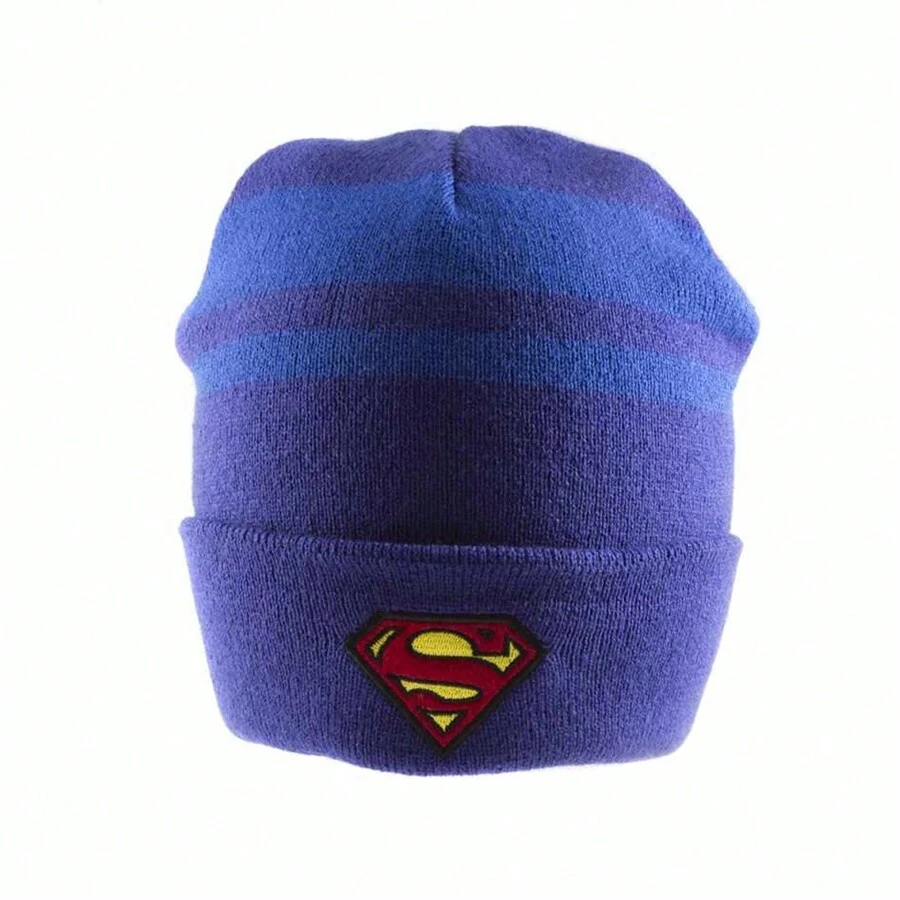 DC Comics Superman Logo Beanie (Blue) - Cadet Blue - View 1