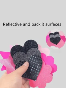 12 pares de cubrepezones con diferentes formas, lindos y sexys, autoadhesivos, accesorios de lencería y ropa interior para mujer, para fiestas