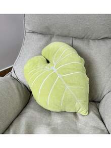 Molutian 5 款叶子毛绒 3D 叶子枕头 3D 装饰龟背竹深森林抱枕适用于沙发客厅家居装饰礼物适合植物爱好者圣诞礼物家居装饰、房间装饰 - 彩色 - 查看 5