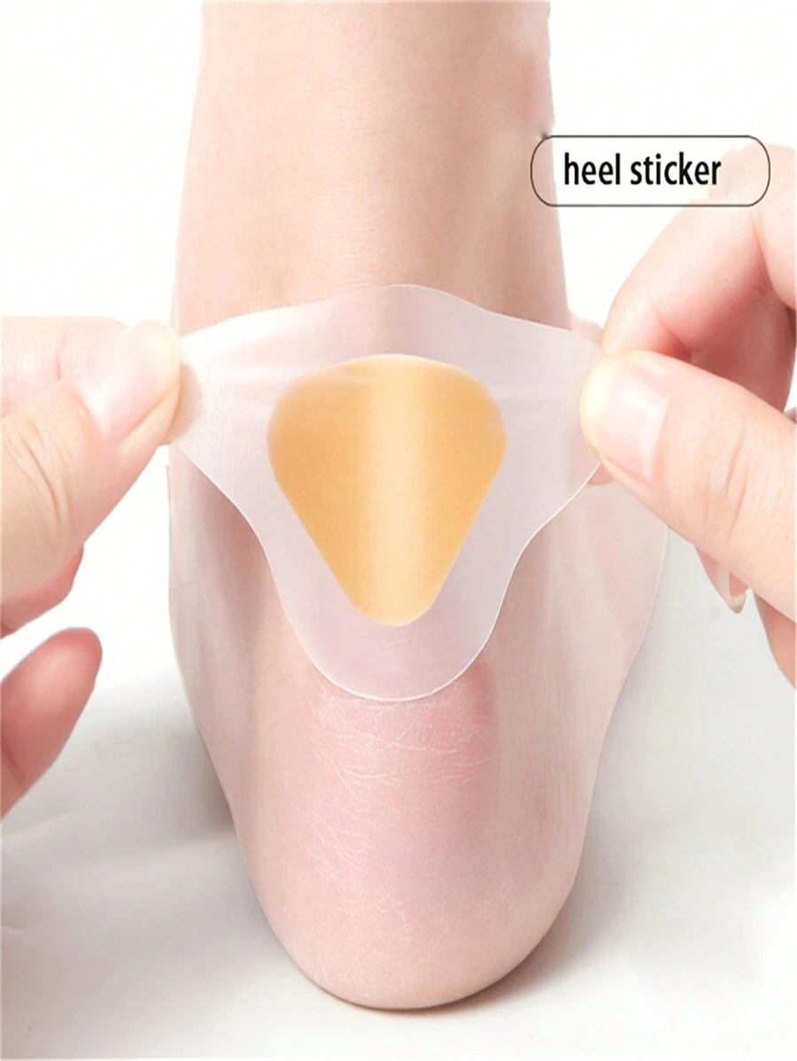 10-100pcs Gel Heel Protector Foot Sticker, Pad Heel Liner Shoe Sticker FootCare Pad