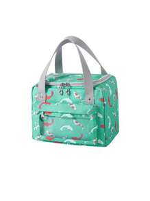 1入重複使用絕緣冷袋，野餐、沙灘、露營用午餐包，適用於學校教室、自助餐廳、辦公室和工人 - 多色 - 查看 13