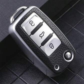 Silicone Car Key Case Keys Full Cover Protection Shell Bag For VW Polo Golf Passat Tiguan Beetle Caddy Eos Skoda Octavia Seat