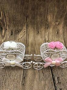 1pc Creative Wedding Favor Box Candy Box Candy Bag Souvenir Gift Box Wedding Supplies - Multicolor - View 3