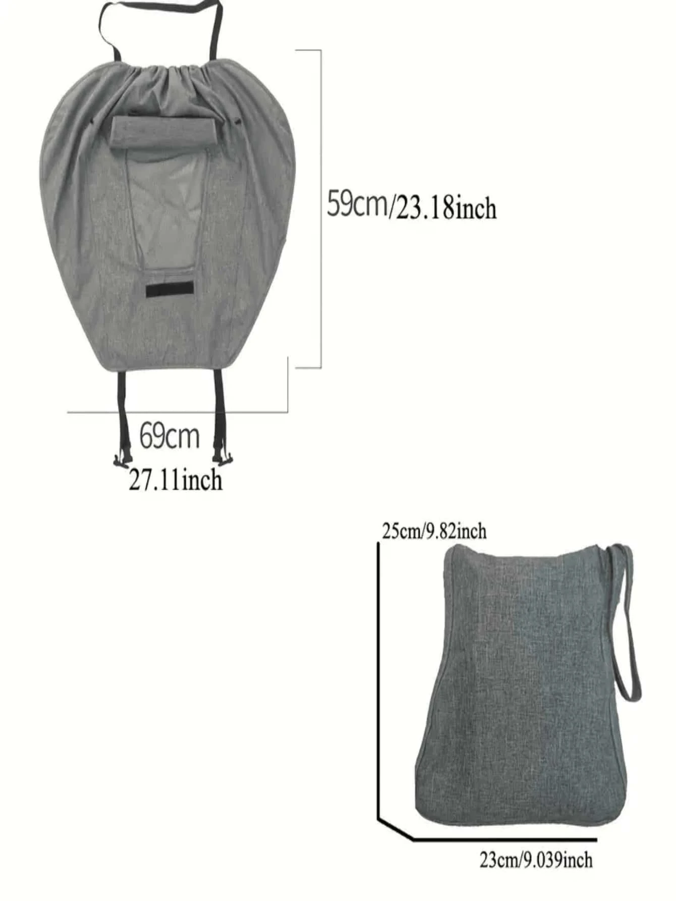 Pare-soleil Universel Pour Poussette - Protection UV 50+, Anti-vent, Avec Fenêtre De Surveillance - Pour Bébé En Balade
