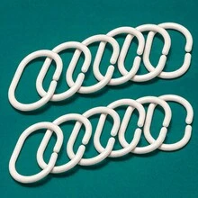 1入組功夫黑熊印花防水淋浴簾，附12個塑料鉤子，可機洗，適用於浴室隔斷，浴缸簾，浴室裝飾視窗簾 - 彩色 - 查看 7