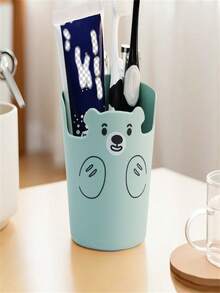 1 Hộp Đựng Máy Tính Để Bàn, Hộp Đựng Bút Chì Gấu Miễn Phí, Giá Đỡ Điện Thoại, Văn Phòng Phẩm, Đa Năng - Nhiều màu - Xem 4