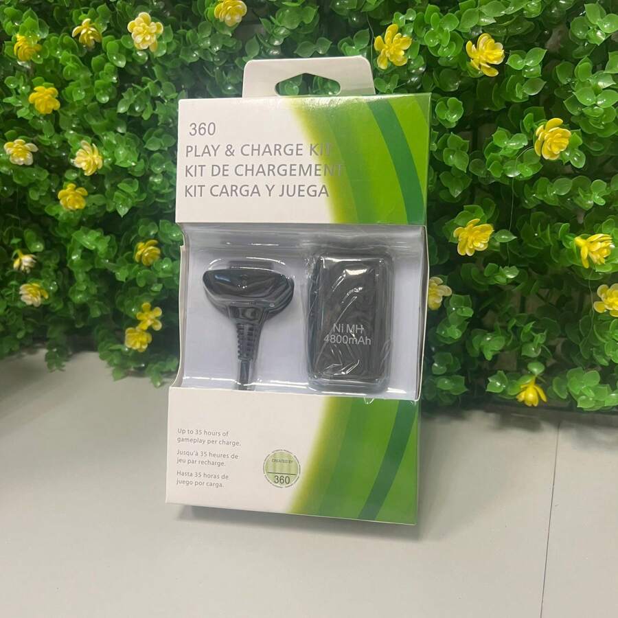 Kit Bateria y Cargador  Compatible Con Control Xbox 360