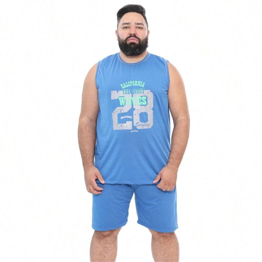 Men Thermal Underwear Sets - Màu xanh lam - Xem 1