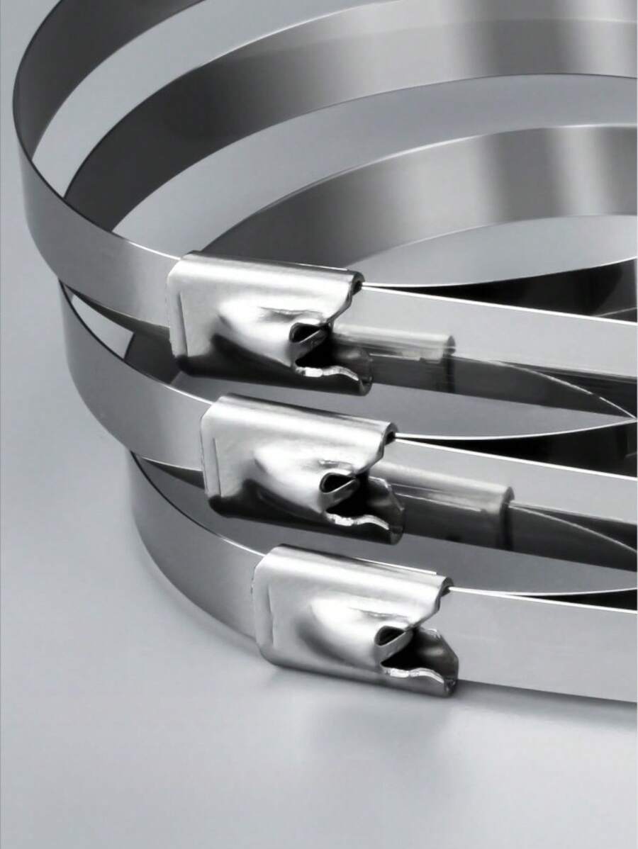 large metal zip ties