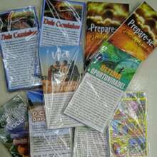 folheto de evangelismo com 100 und - Multicolorido - Visão 2