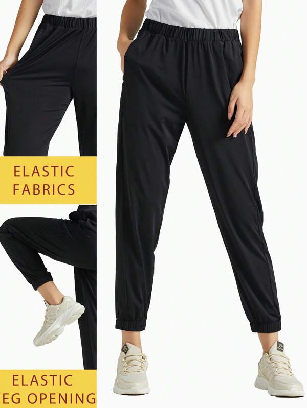 TECTOP Pantaloni de jogging pentru femei Pantaloni de drumeție UPF 300+ Protecție solară UV Ușoare Uscare rapidă