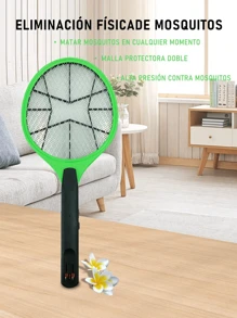 Matamoscas eléctrico plegable y recargable, matamoscas, raqueta con batería recargable,Envío aleatorio de color - Tipo de Enchufe A USA (110-127V) - Ver 6