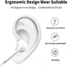 Cuffie cablate compatibili con iPhone, auricolari con spina da 3,5 mm o USB Type-C, cuffie con microfono integrato e controllo volume, compatibili con iPhone/iPad/Android/computer portatile/PC/computer e altri dispositivi con jack da 3,5 mm o USB Type-C