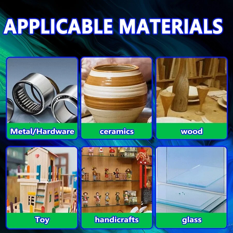 Upgrade 502 Super Glue Instant Quick Dry Cyanoacrylate Strong Adhesive