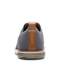 Men's Casual Dress Oxfords Shoes Business Formal Derby Sneakers - 灰色 - 查看 8
