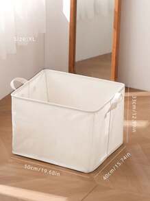 Wabi-Sabi Style Foldable Fabric Storage Boxes (Set) - For Wardrobe And Underbed Storage Organization, Suitable For Clothes, Bedding, Socks, Underwear | Minimalist Zen-Inspired Home Storage Containers - Beige - View 2