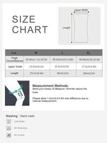 VBOSI 1 pieza Manguito elástico de compresión para la rodilla para mujer y hombre, accesorios para baloncesto, ciclismo, correr, gimnasio, rodilleras deportivas y rodilleras de gimnasio - Negro - Ver 4